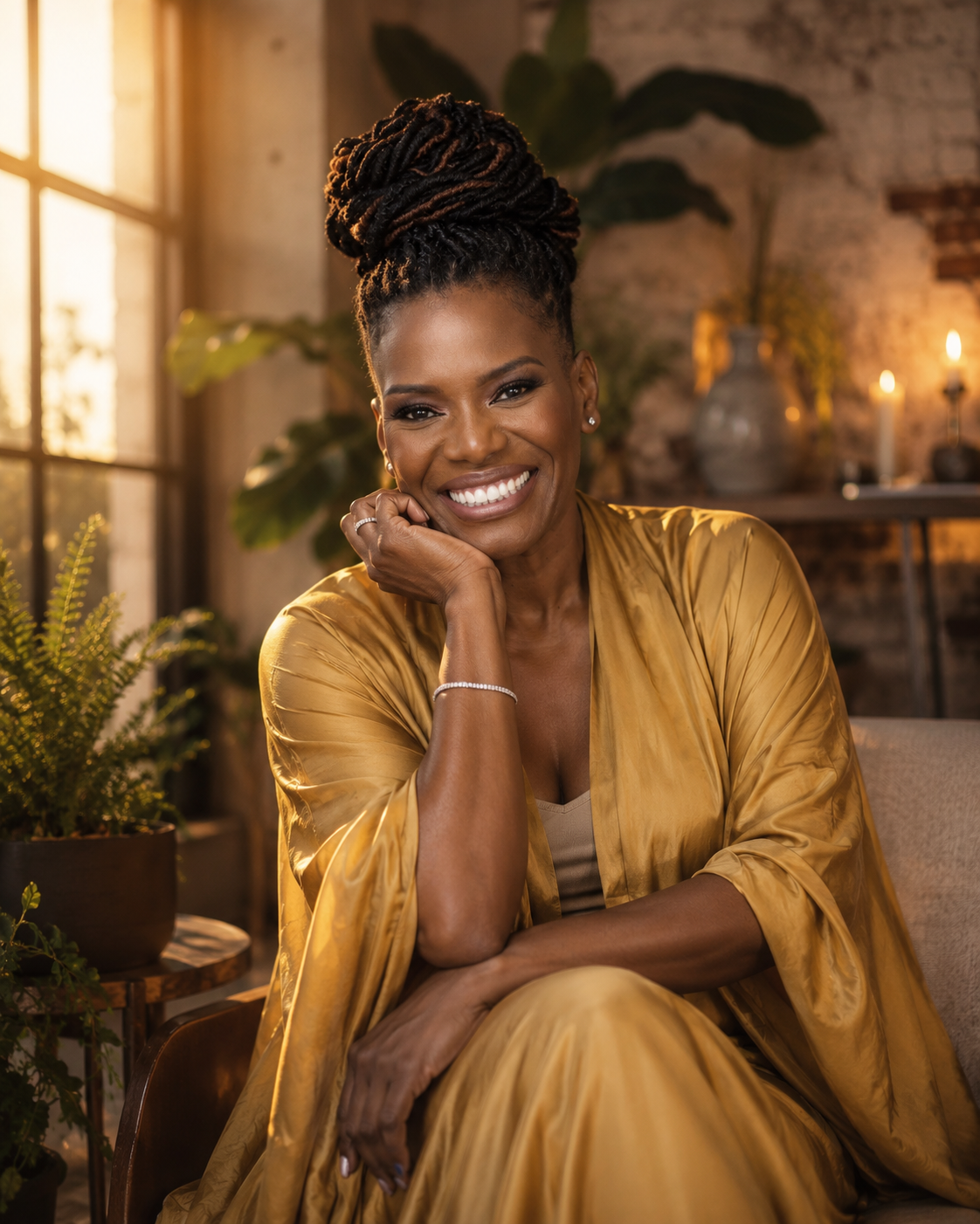 April Harris, golden hour portrait